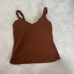 brown Align tank lululemon
